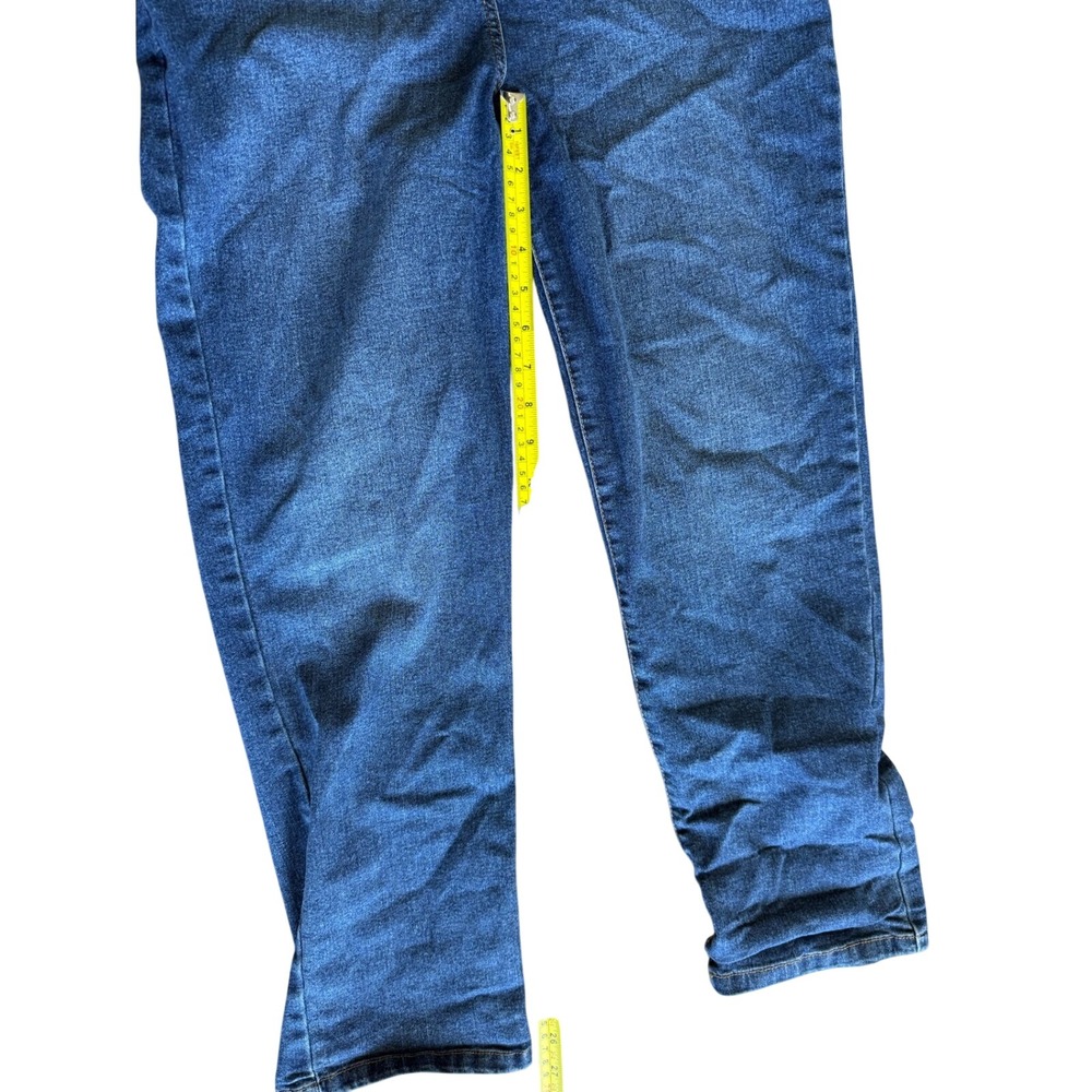 Celebrity Pink Dark Wash Denim Jumpsuit Utility Boiler Suit M - Picture 5 of 7